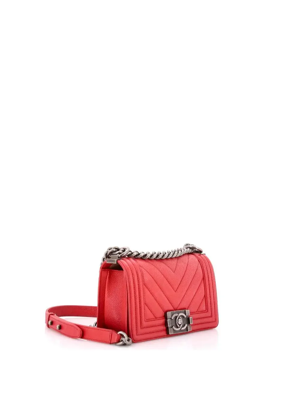 Chanel Boy Flap Bag Chevron Caviar #235138C42B